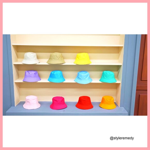 Cotton Bucket Hats Packable Sun Protection Lightweight Unisex main image 7